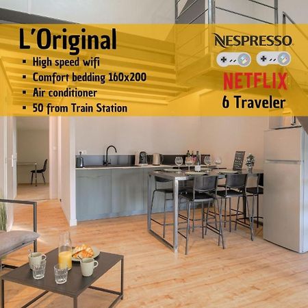 L Original - Travelhome - Free Wifi - 6 Travelers Villefranche-sur-Saône Exteriör bild