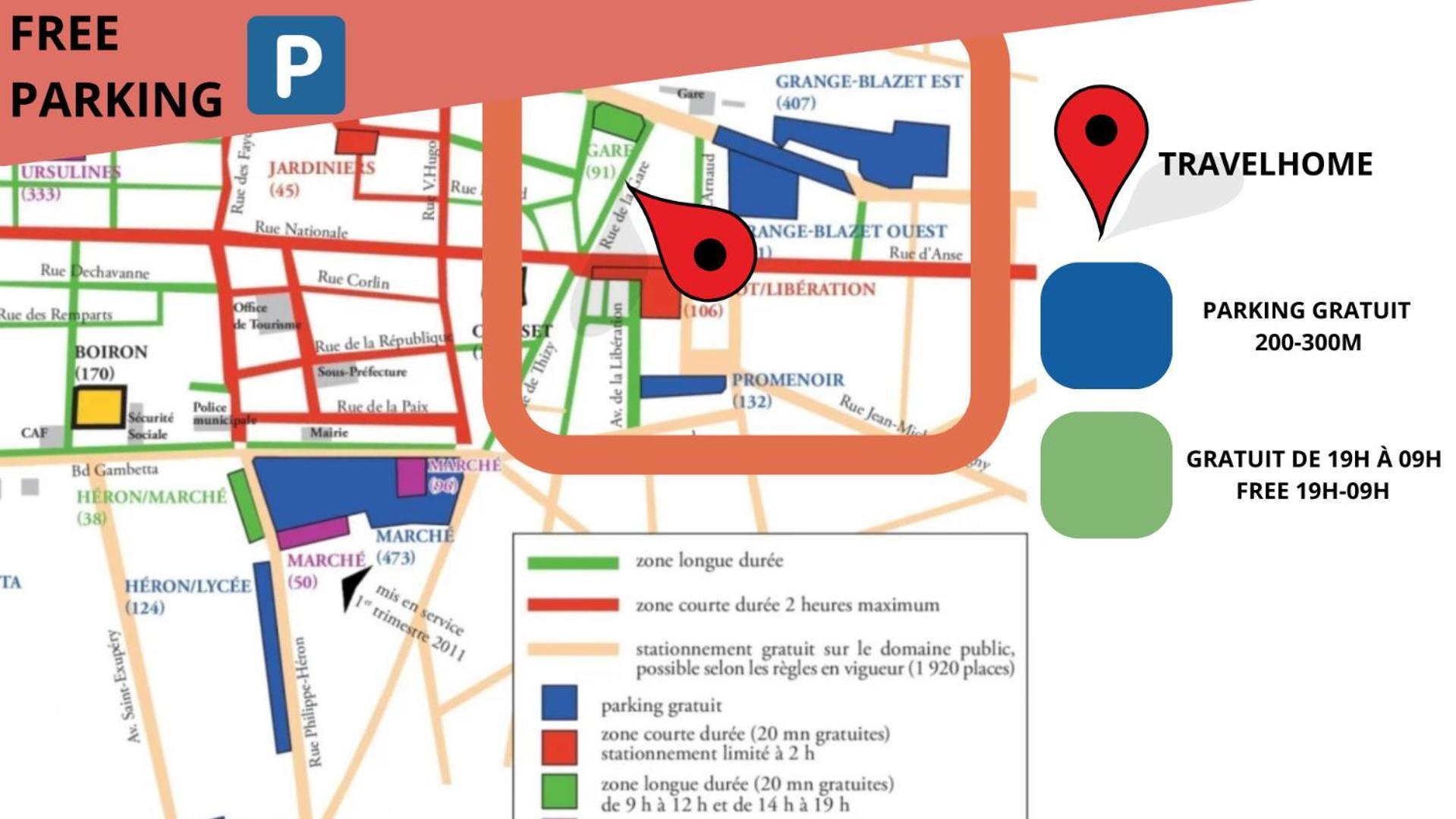 L Original - Travelhome - Free Wifi - 6 Travelers Villefranche-sur-Saône Exteriör bild